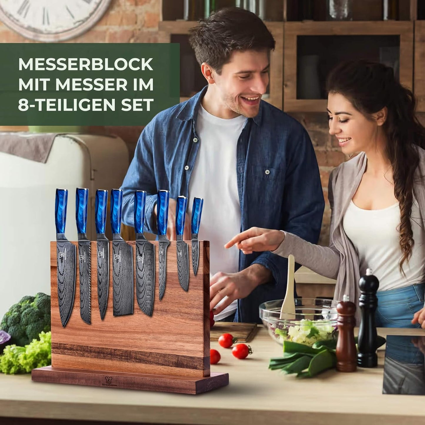 Messerset Shiburu mit Messerblock, Bundle Shiburu