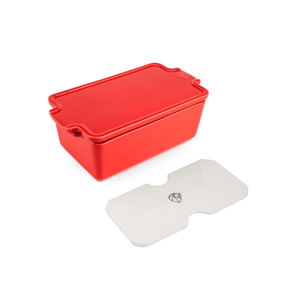 Terrine mit Pressfunktion, Rot