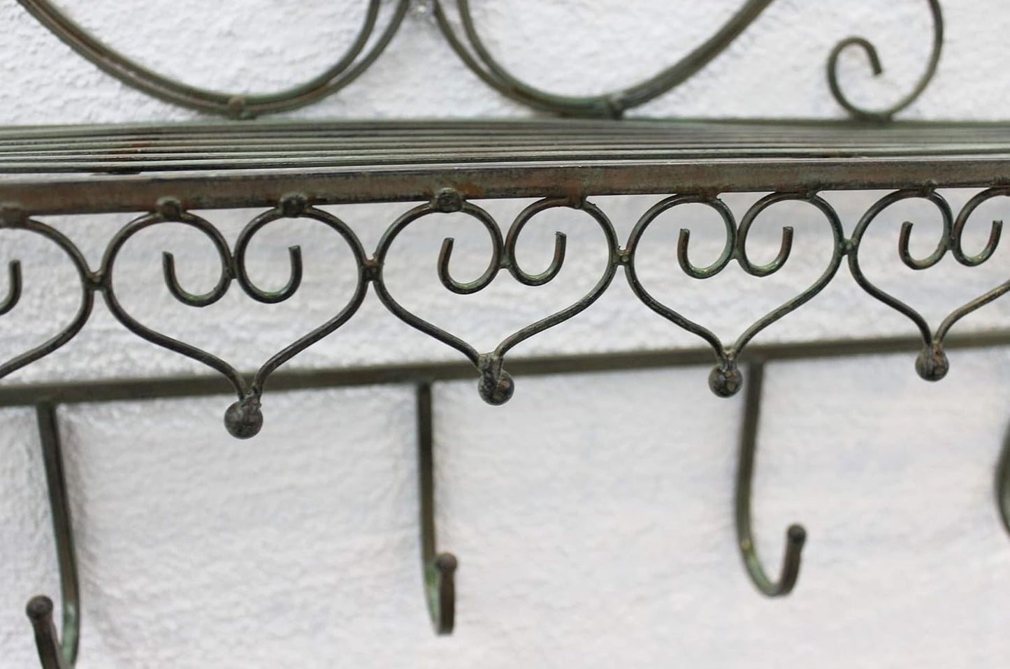 Wandgarderobe mit Ablage im Vintage Design