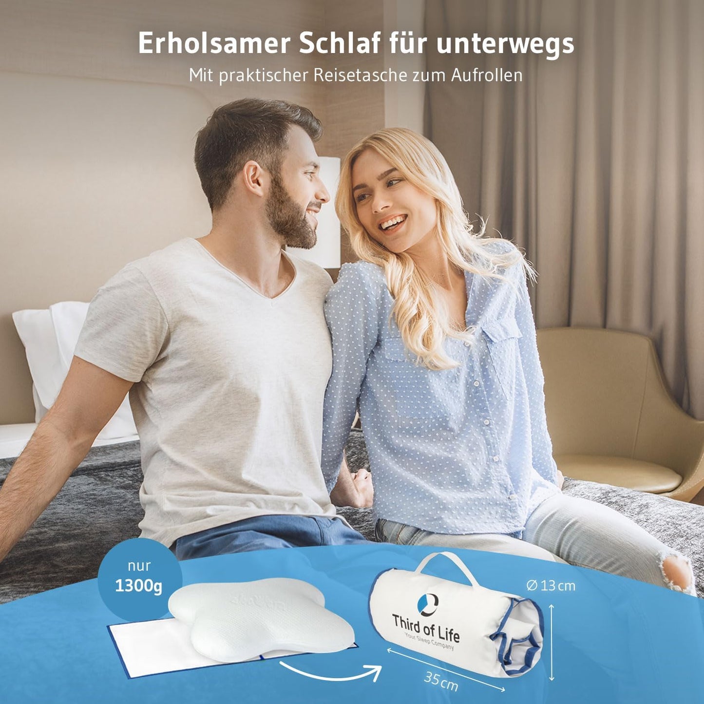 Acamar Seitenschläferkissen, Acamar Thermic Nur Kopfkissen