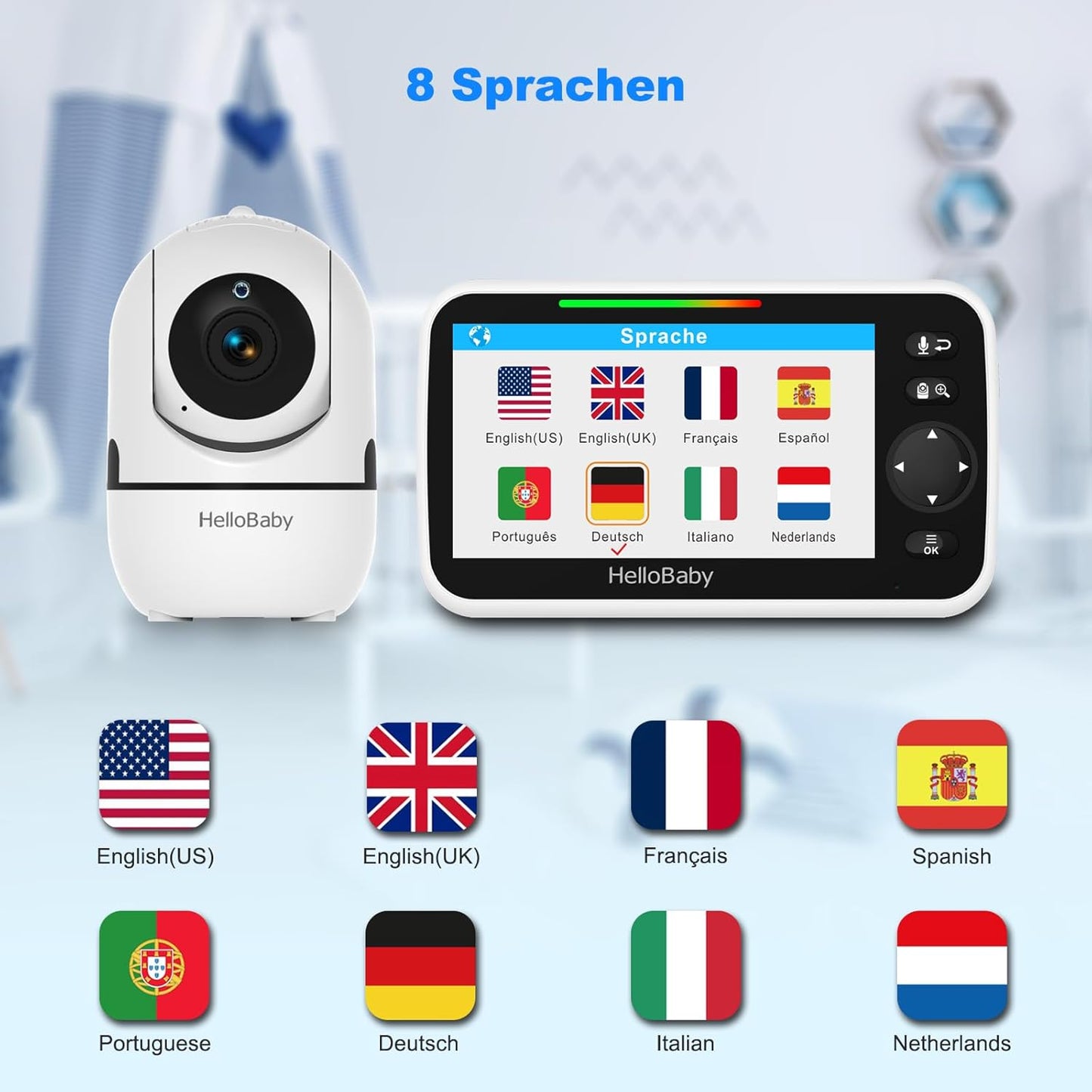HB6550 Babyphone mit Kamera, HB6550