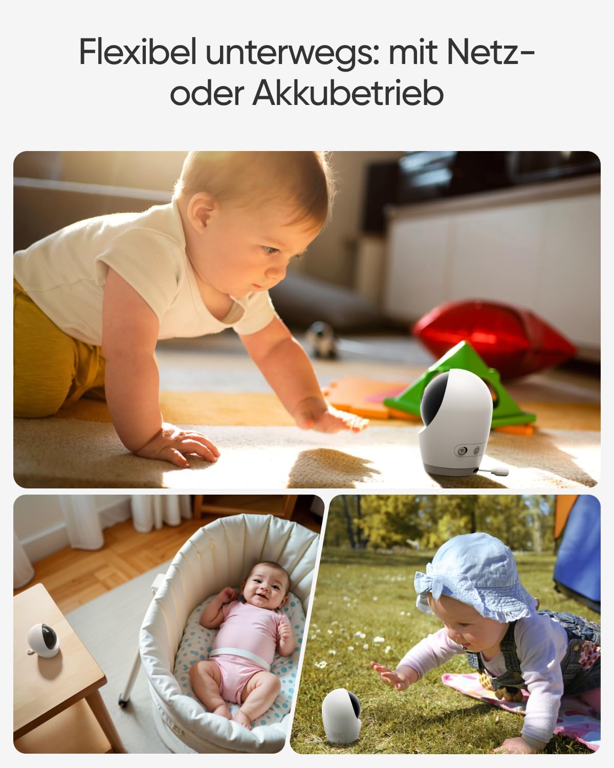 E21 Babyphone mit Kamera und App-Steuerung, 4K Babyphone E21
