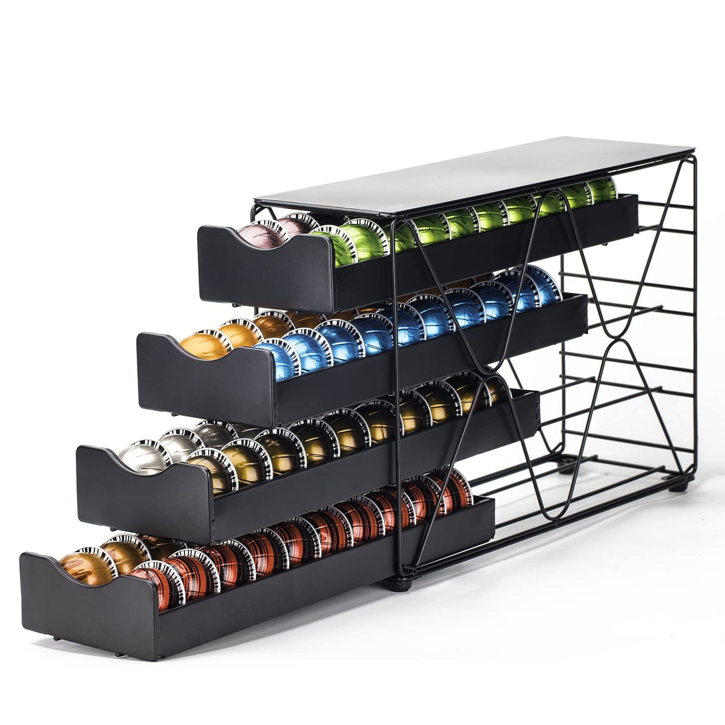 Kaffeepad-Halter für Nespresso Vertuoline, 4 Tier