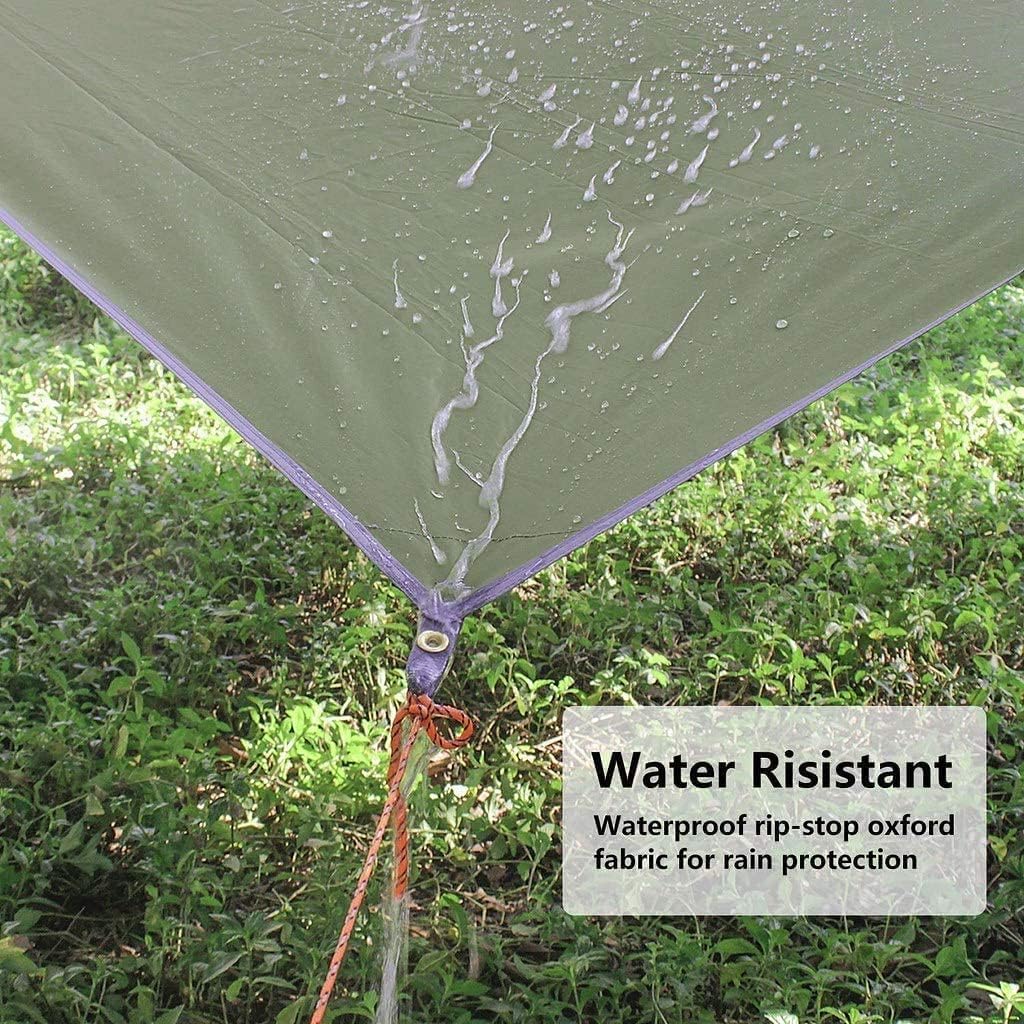 Wasserdichtes Tarp, Armee Grün 3x3 m