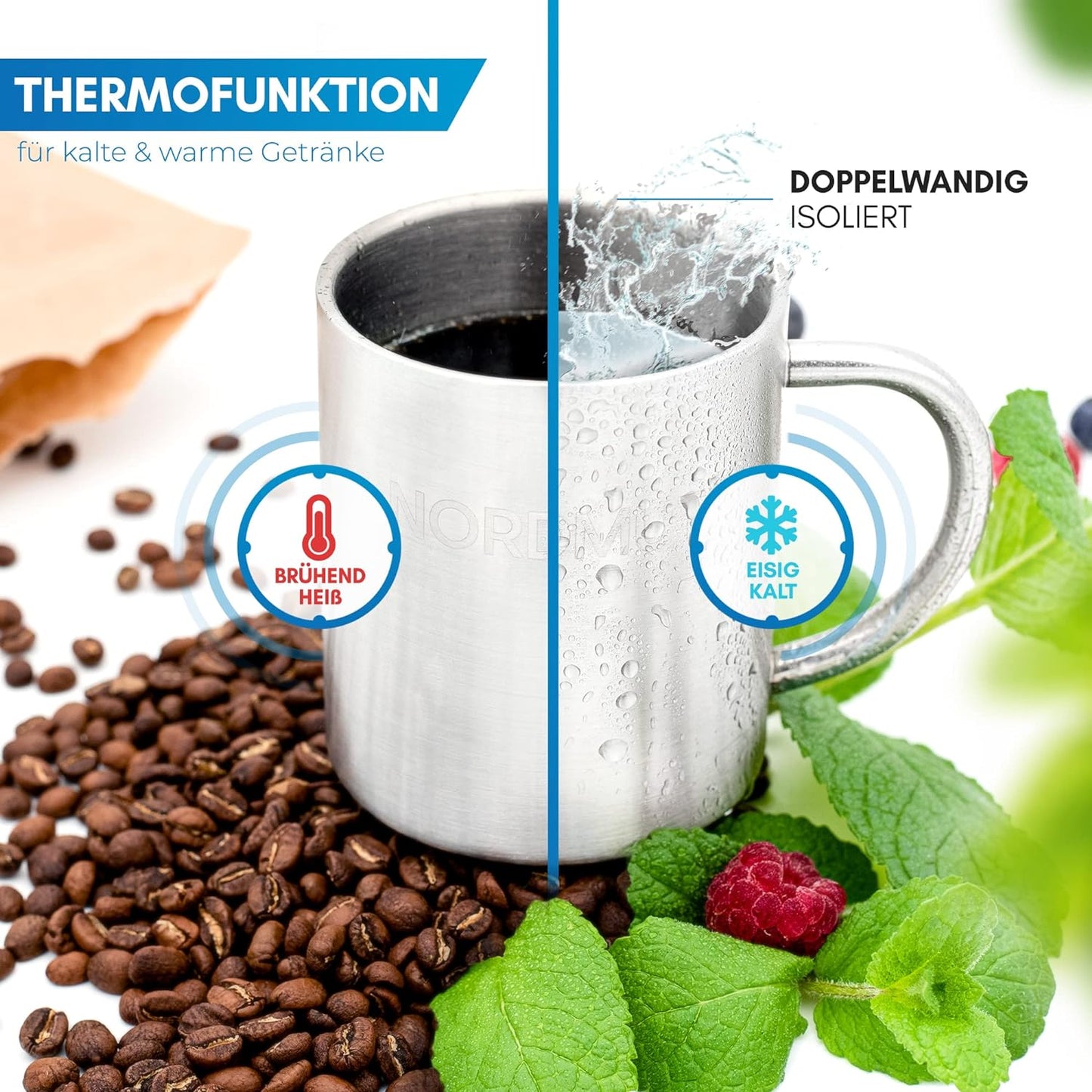 Thermobecher, Edelstahl 300.0 Milliliter