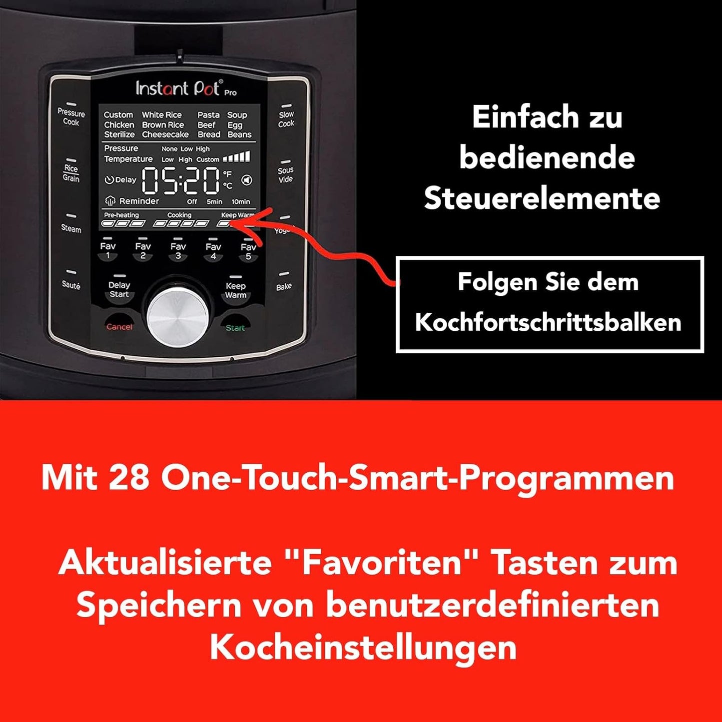 10in1 Multikocher Pro, 8 Liter Pro