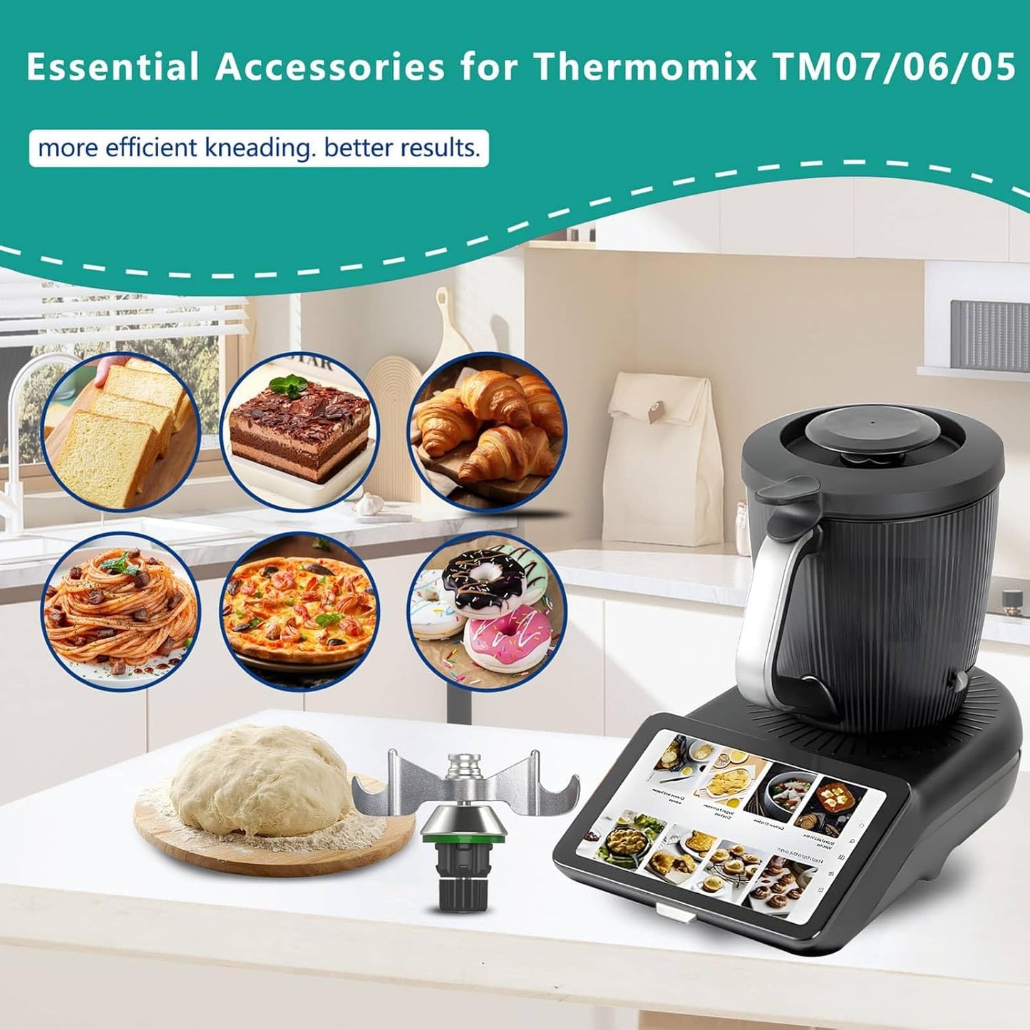 Teigmesser für den Thermomix, für TM5/TM6/TM7