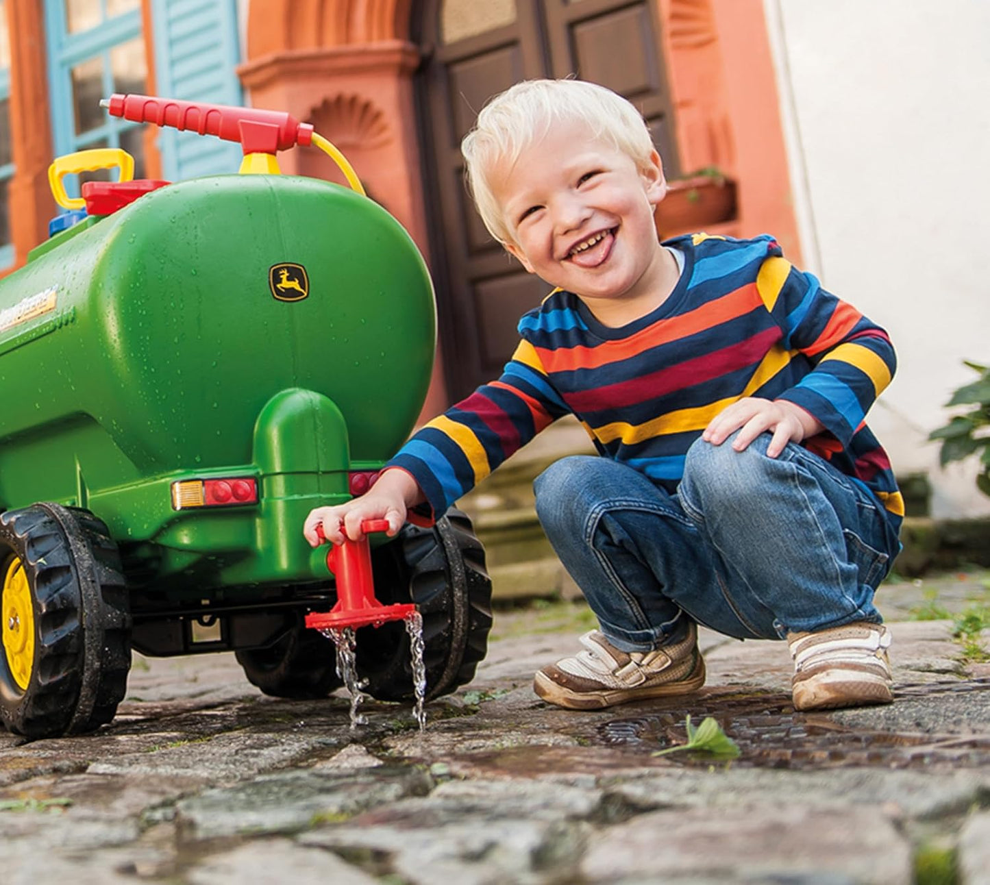 John Deere Tankwagen mit Pumpe und Spritze, 30 Liter, grün Tanker m. Spritze Single