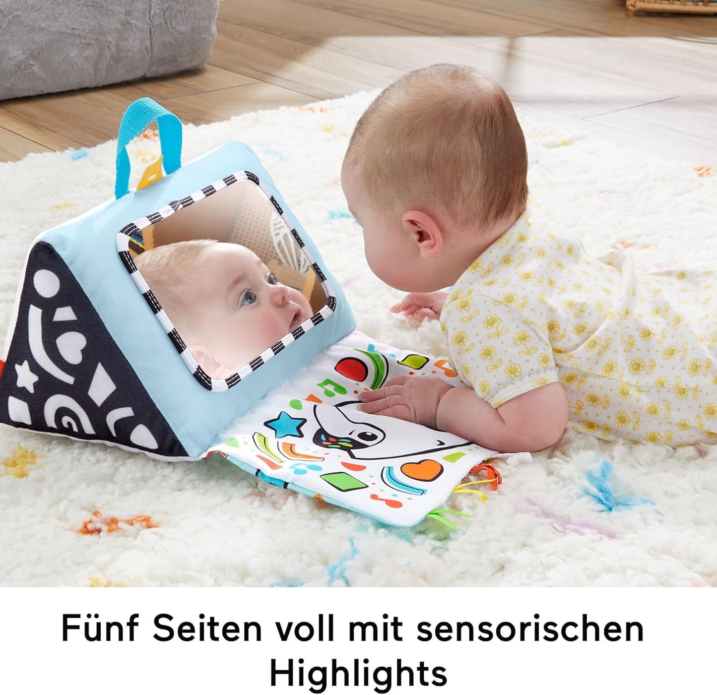 Kick & Play Soft Piano Kissen für Babys ab Geburt, Piano