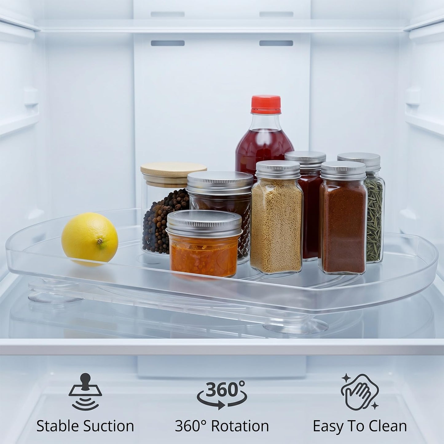 360° Drehbarer Kühlschrank Organizer