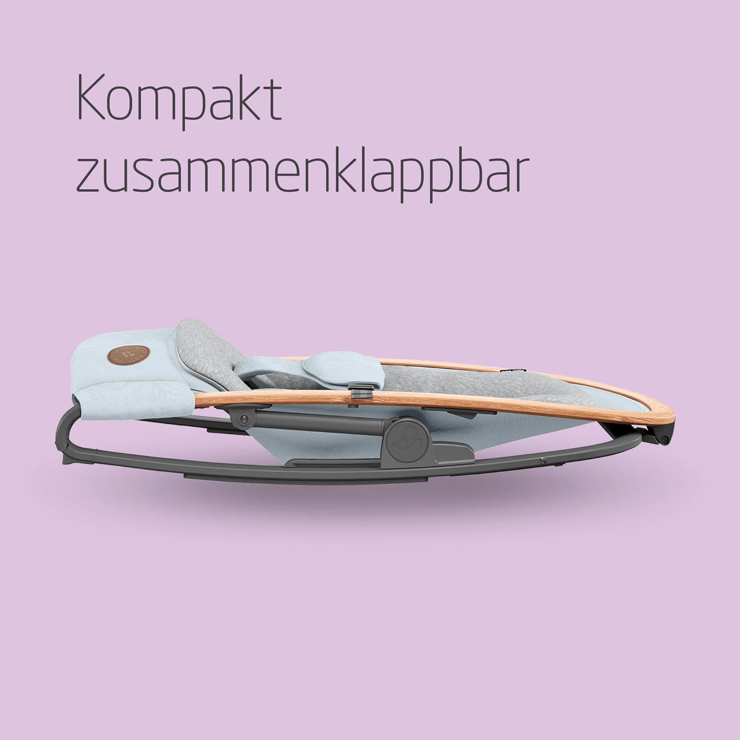 Kori 2-in-1-Babywippe, Essential Grey