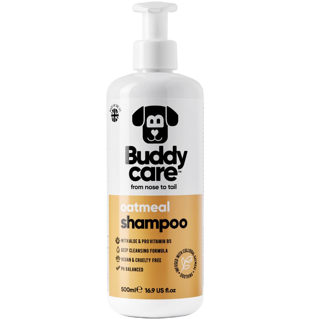 Haferflocken-Hundeshampoo mit Aloe Vera, angenehm duftend 500ml