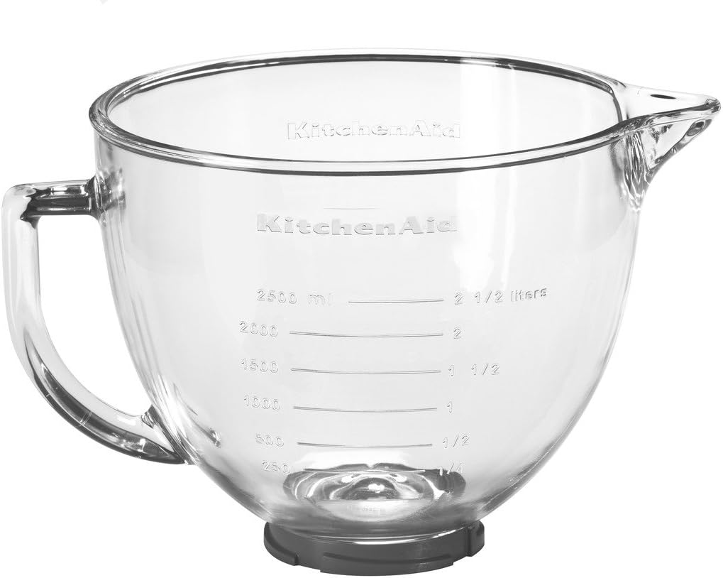 Glas-Rührschüssel für Küchenmaschine, Single