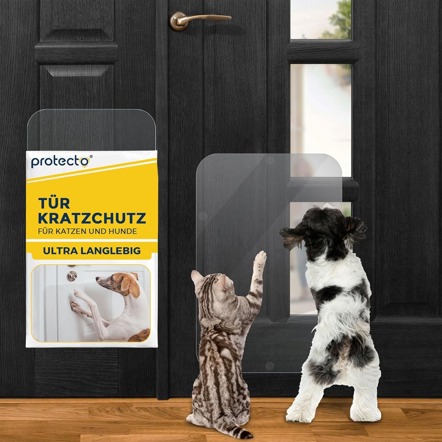 Kratzschutz für Türen und Möbel, 1-stück Farblos 45 cm x 30 cm