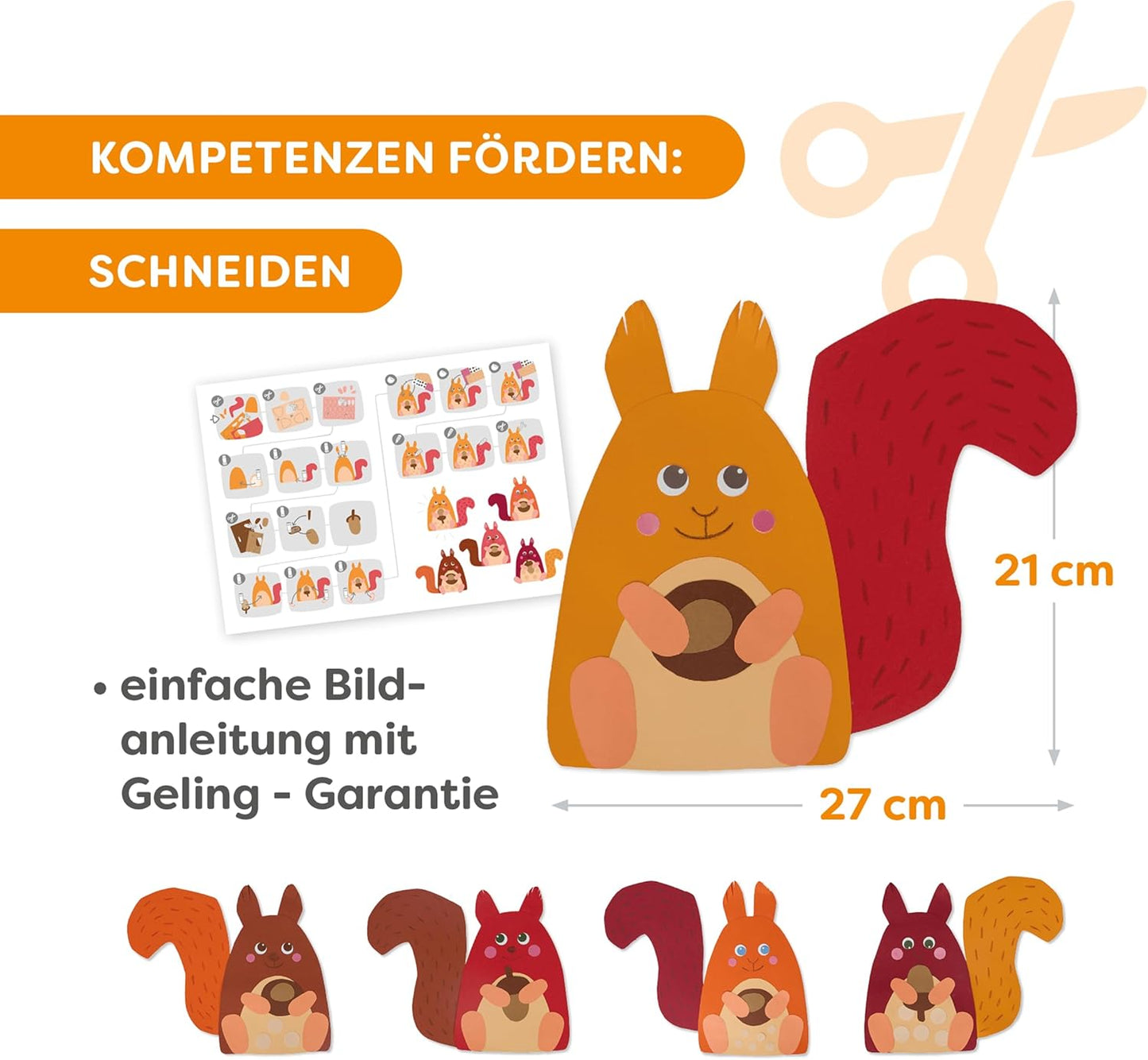 3er-Set Herbstbasteln für Kinder