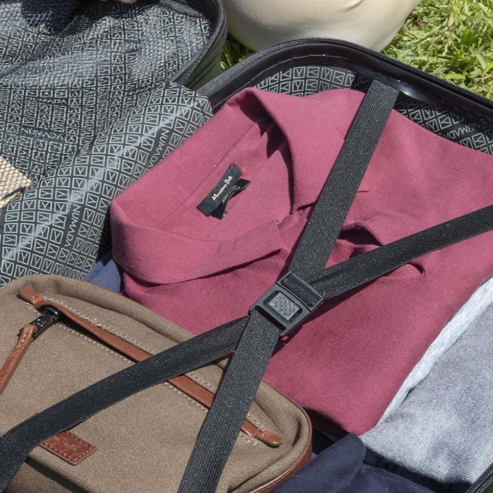 Upfly Hartschalenkoffer mit 360° Rollen, 1. Schwarz 2. 24' Koffer Groß (M)