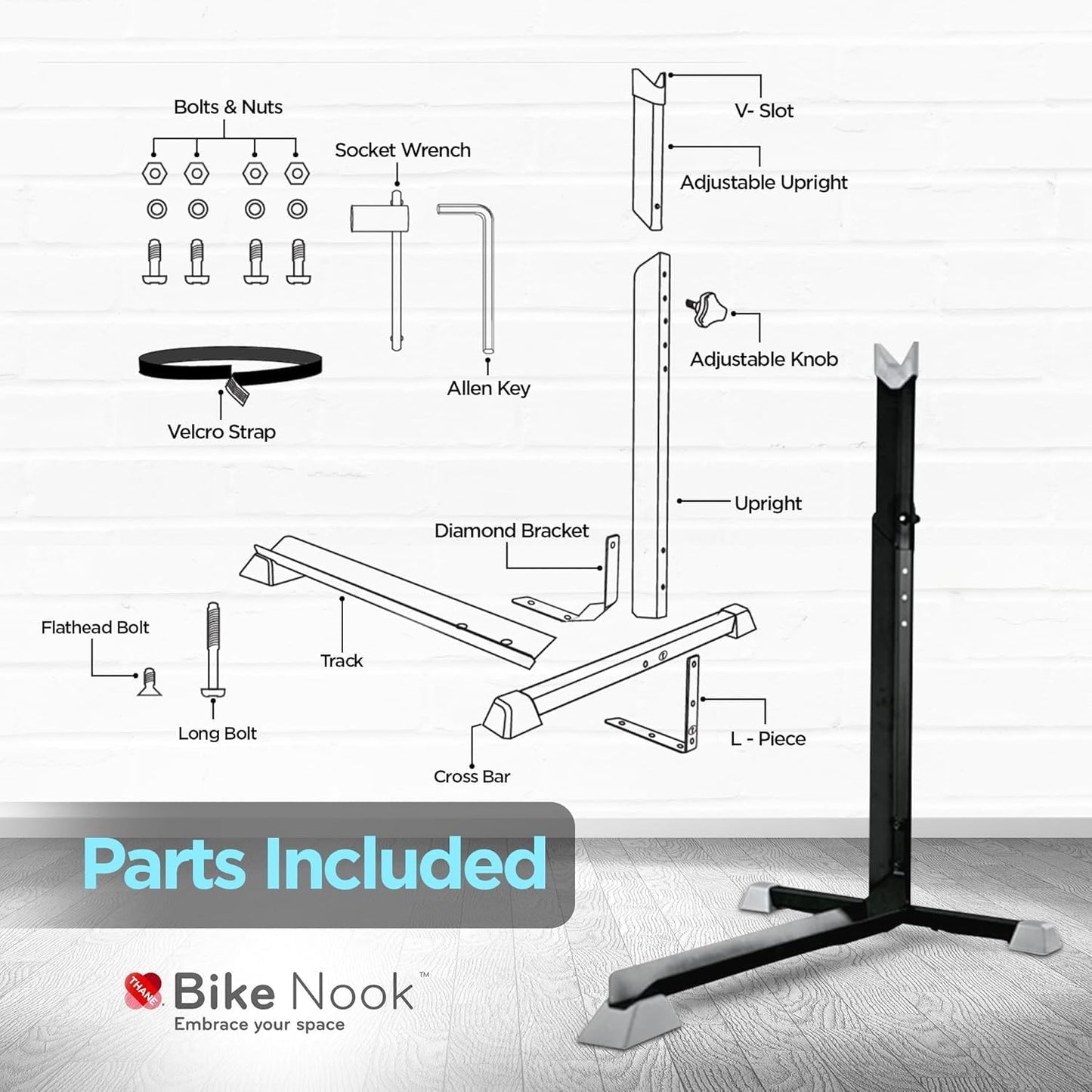 Veloständer - Upright, Bike Nook