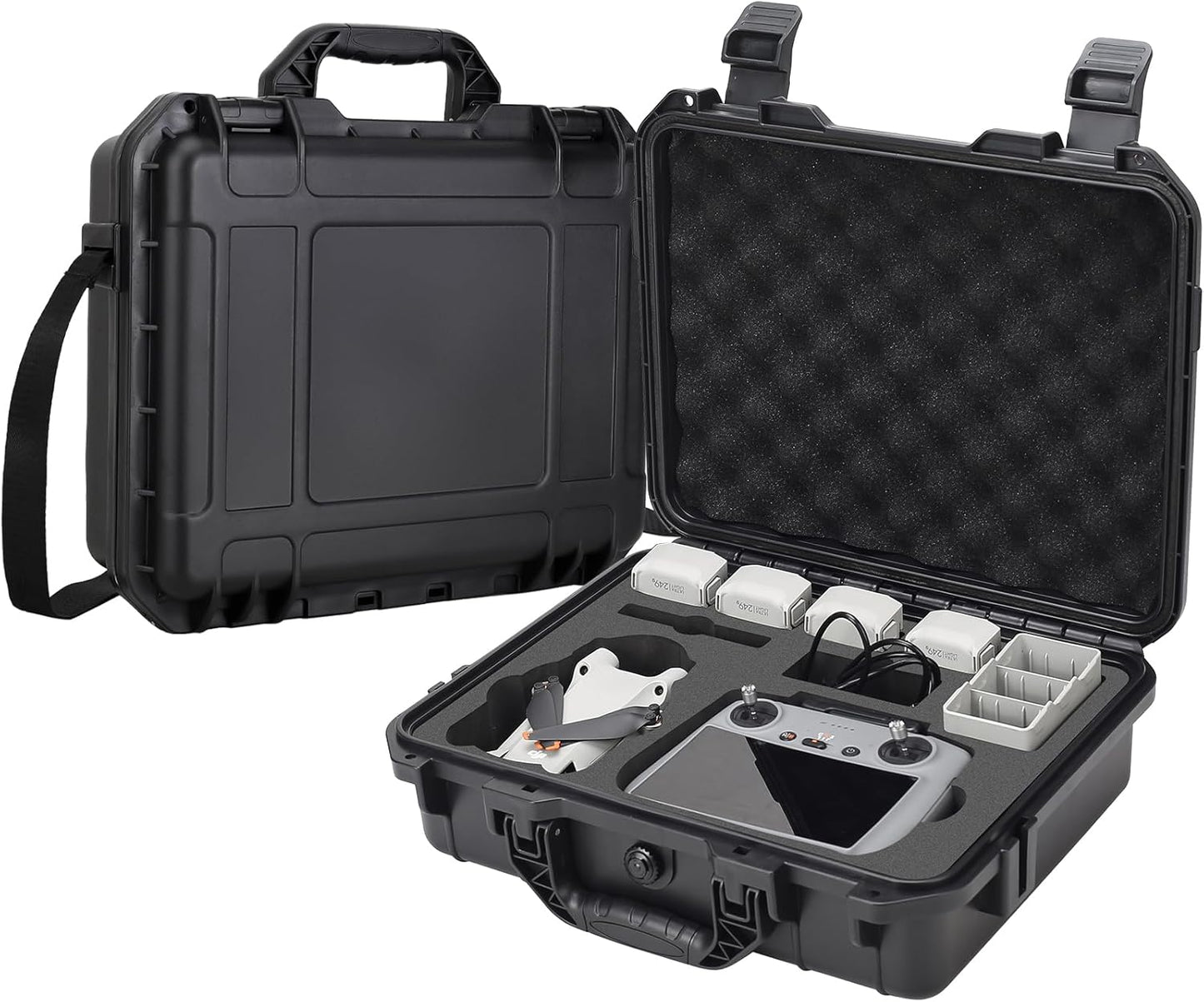 Wasserdichter Hartschalenkoffer für DJI Mini 4 Pro/ DJI RC 2/ DJI RC N2, Mini 4 Pro Koffer