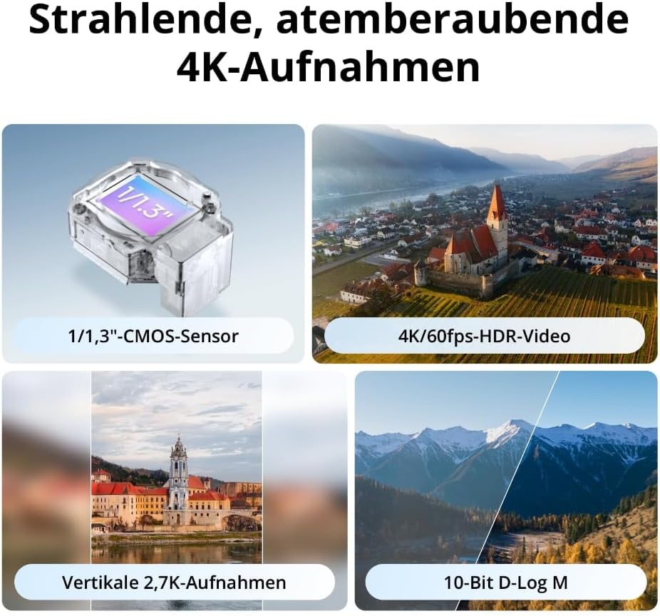 Flip Fly More Combo RC 2 Drohne mit Kamera 4K, DJI Flip Fly More Combo (RC 2)