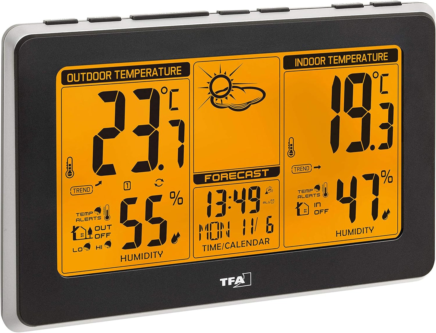Mondo Funk-Wetterstation mit Aussensensor, Funkwetterstation
