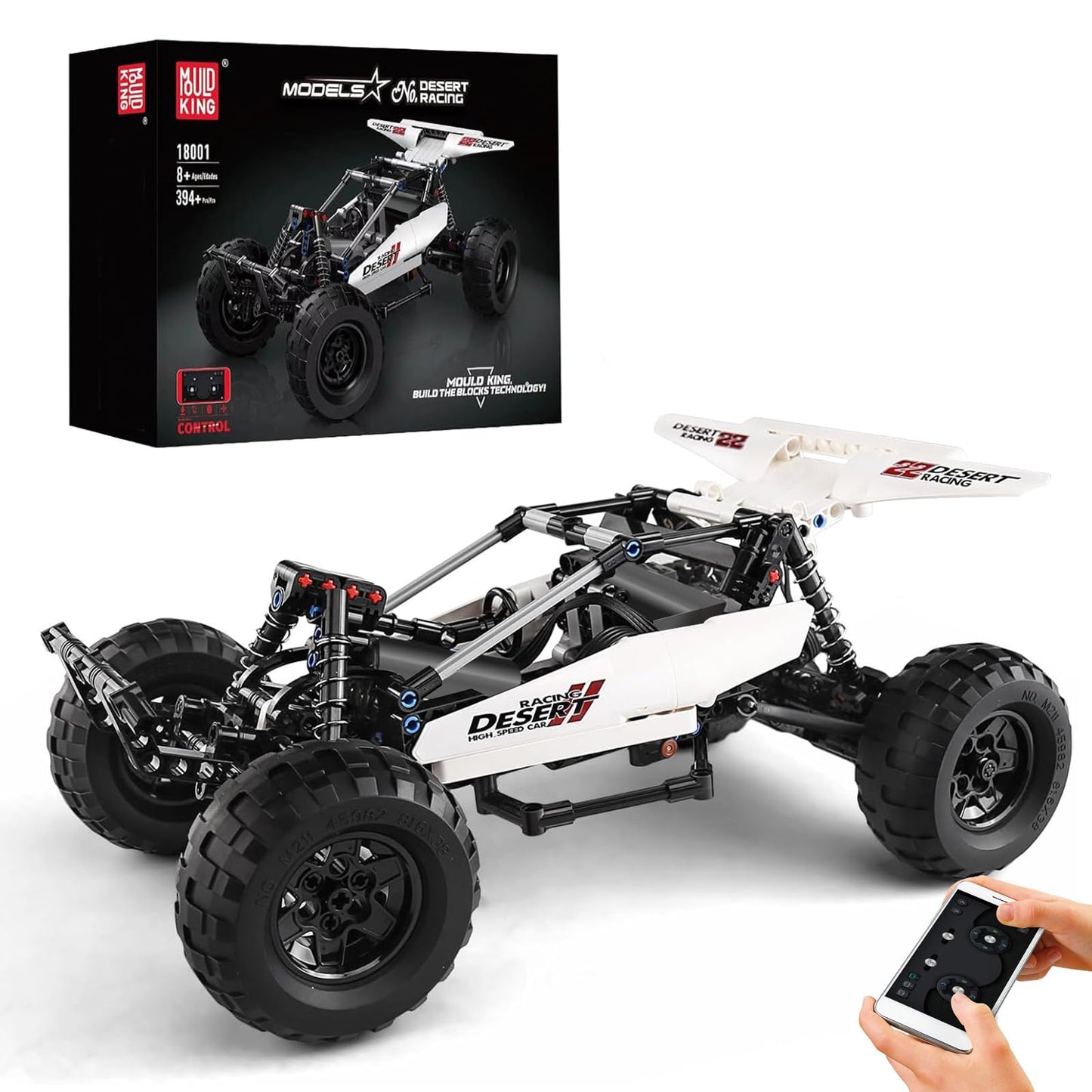 Technik RC-Geländewagen-Bausatz 394 Teile, PF Buggy 2