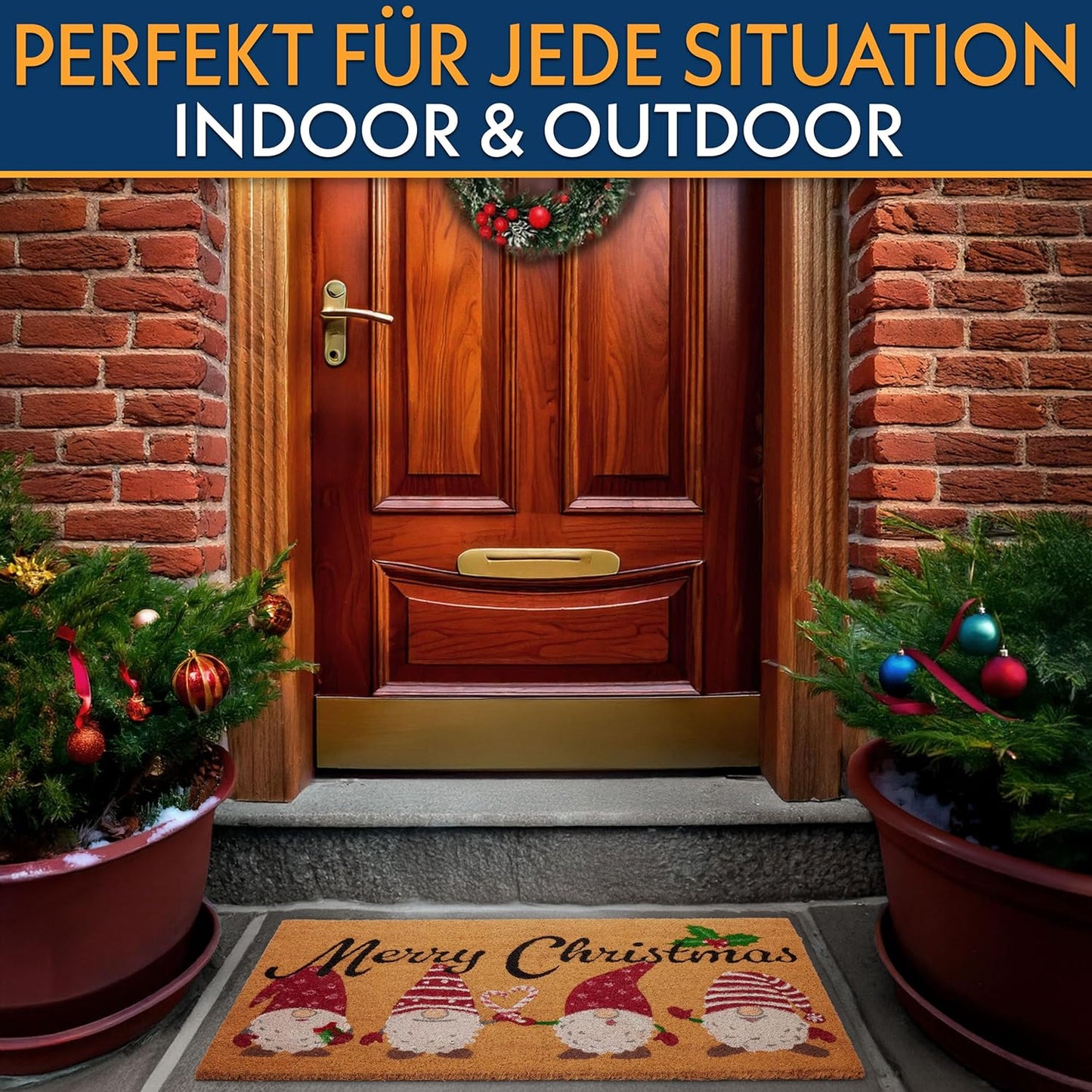Antirutsch Fussmatte, Merry Christmas