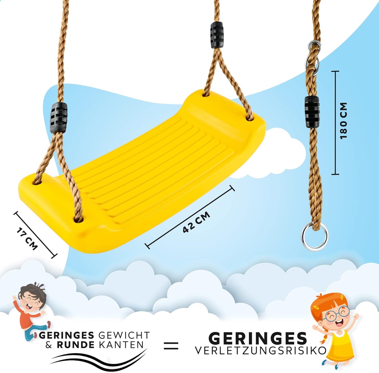 Sky Stormer Kinderschaukel, Gelb