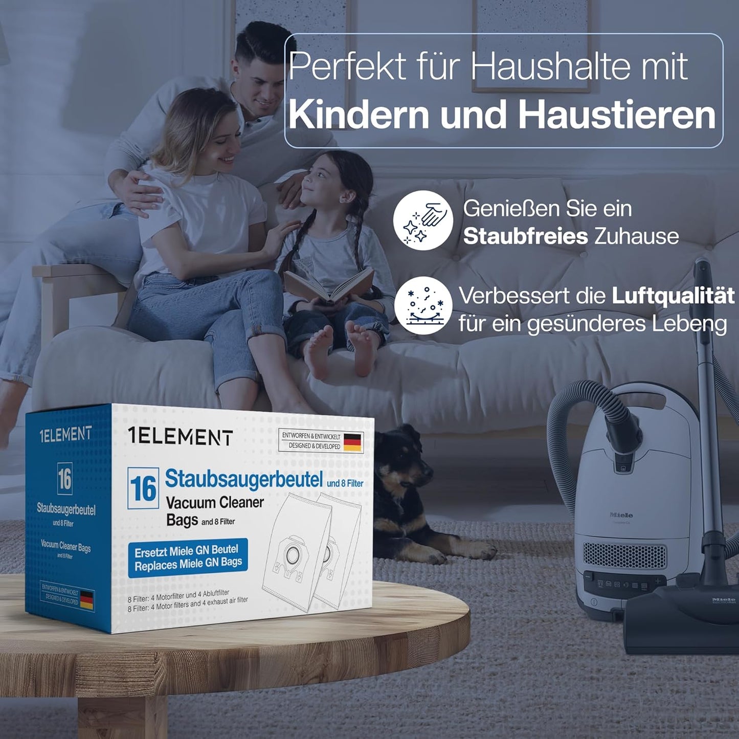 Staubsaugerbeutel-Set