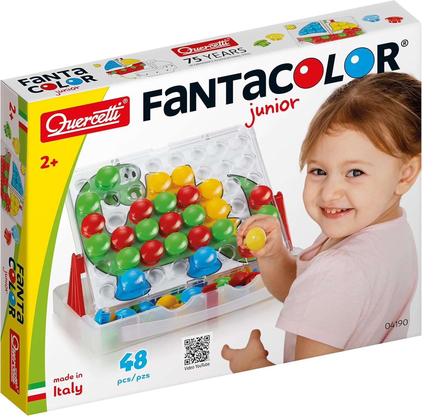 Montessori Mosaik-Lernspiel Fantacolor, Forest Animals 2+