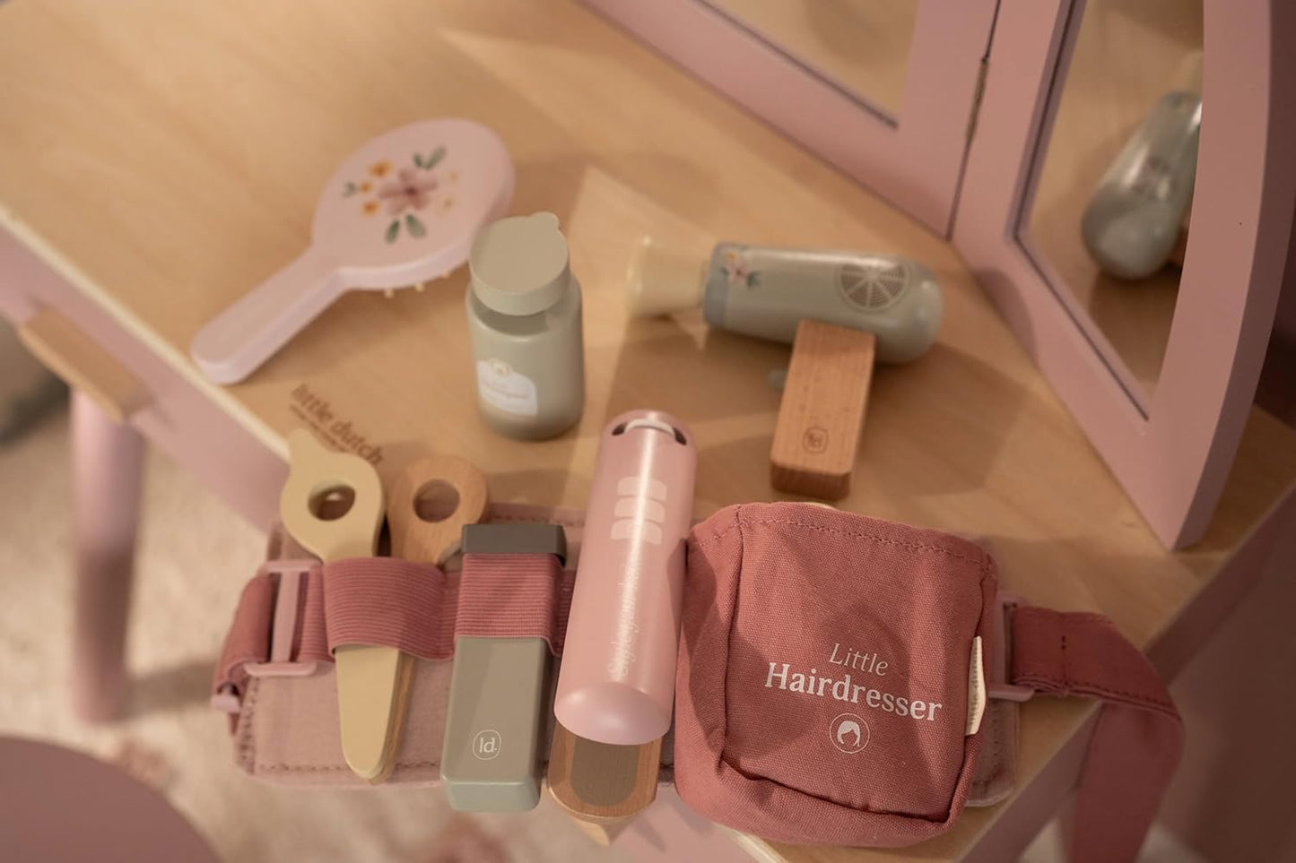 Kinder Friseur Set aus Holz