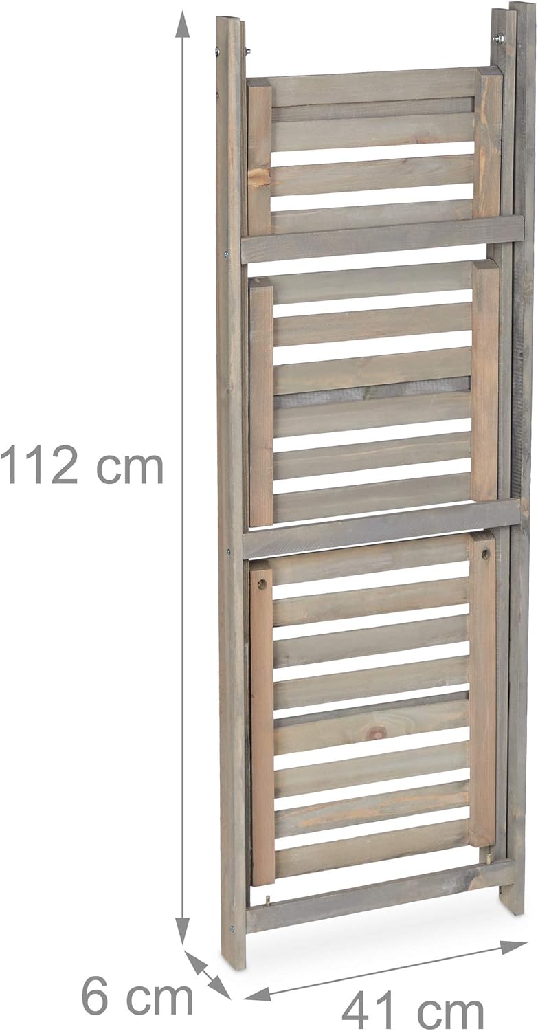 Klappbare Blumentreppe, 108,00 x 41,00 x 40,00cm
