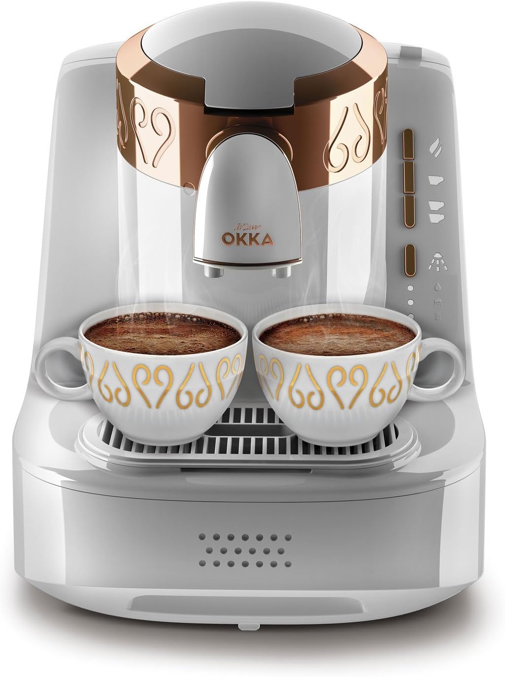 Türkische Kaffeemaschine Okka, White