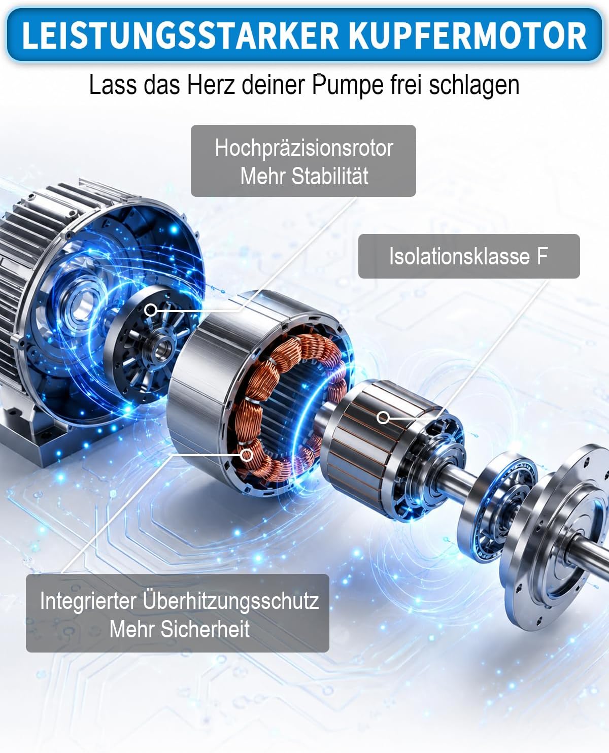 Tiefbrunnenpumpe, 170 L/min 108M