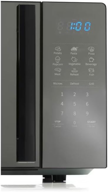 Mikrowelle mit Grillfunktion, Silber 20 Liter