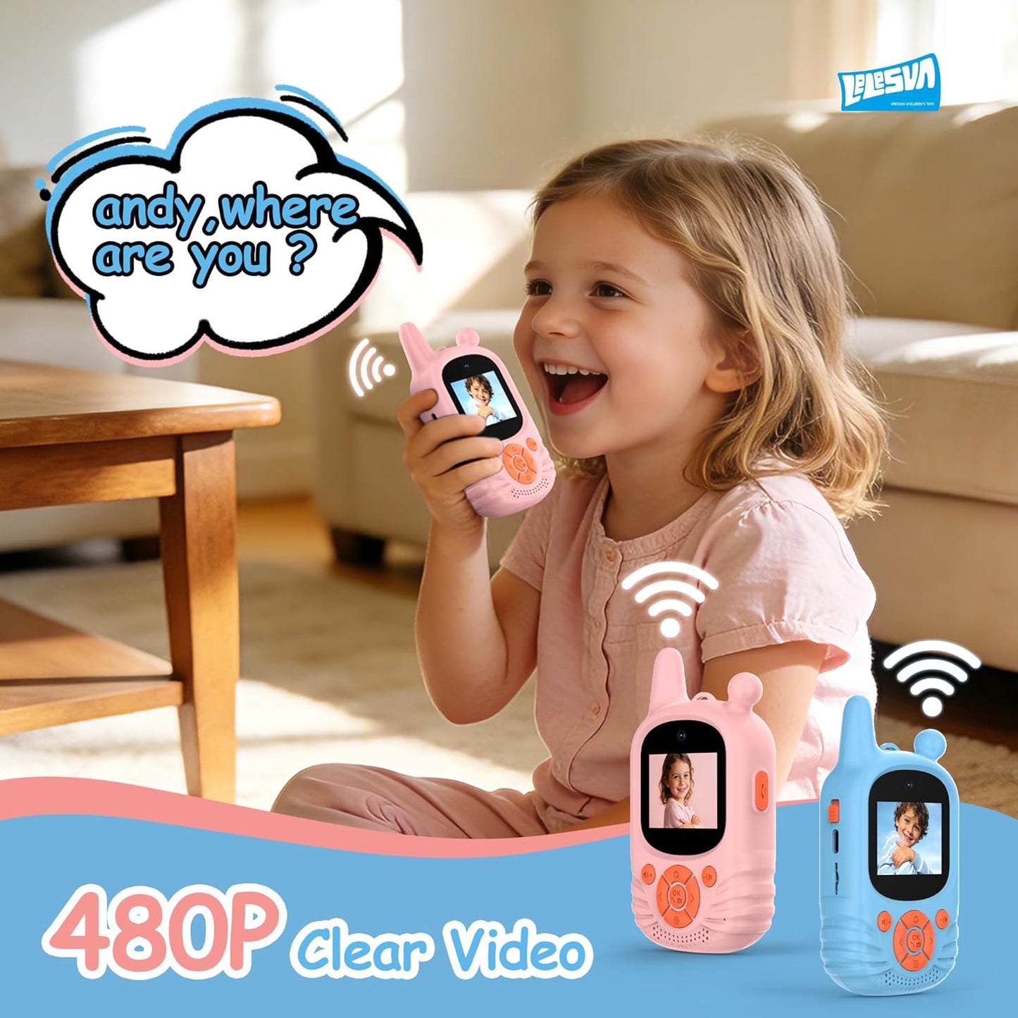 Video-Walkie-Talkies für Kinder