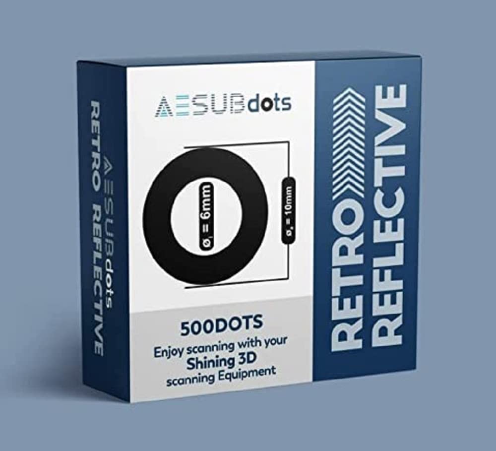 3D-Scan Reflexionsmarker-Set (500 Stück)