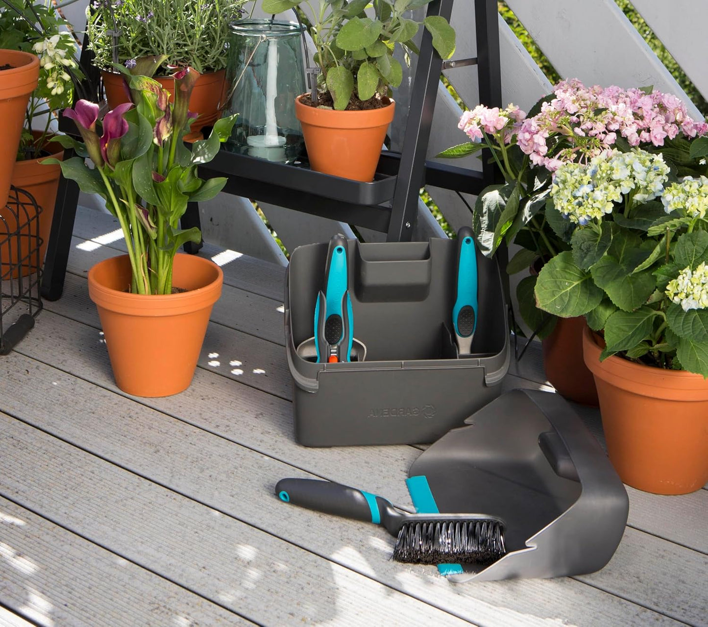5-teilige City Gardening Balkon-Box