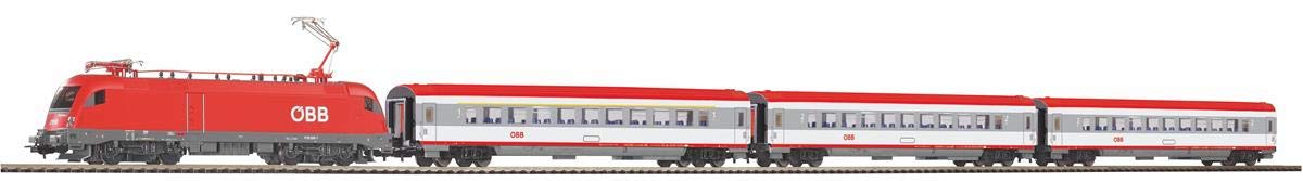 Personenzug Taurus Set mit 3 IC-Wagen (A & B Gleis)