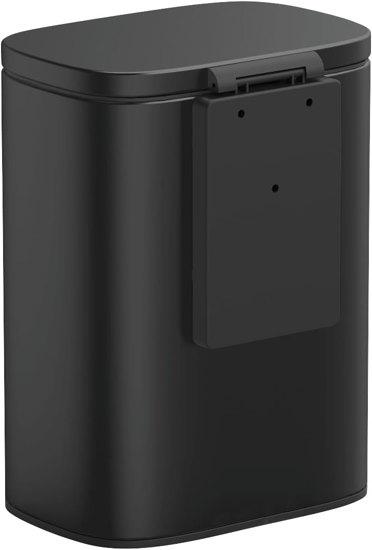 Wandkosmetikeimer Sare, Schwarz
