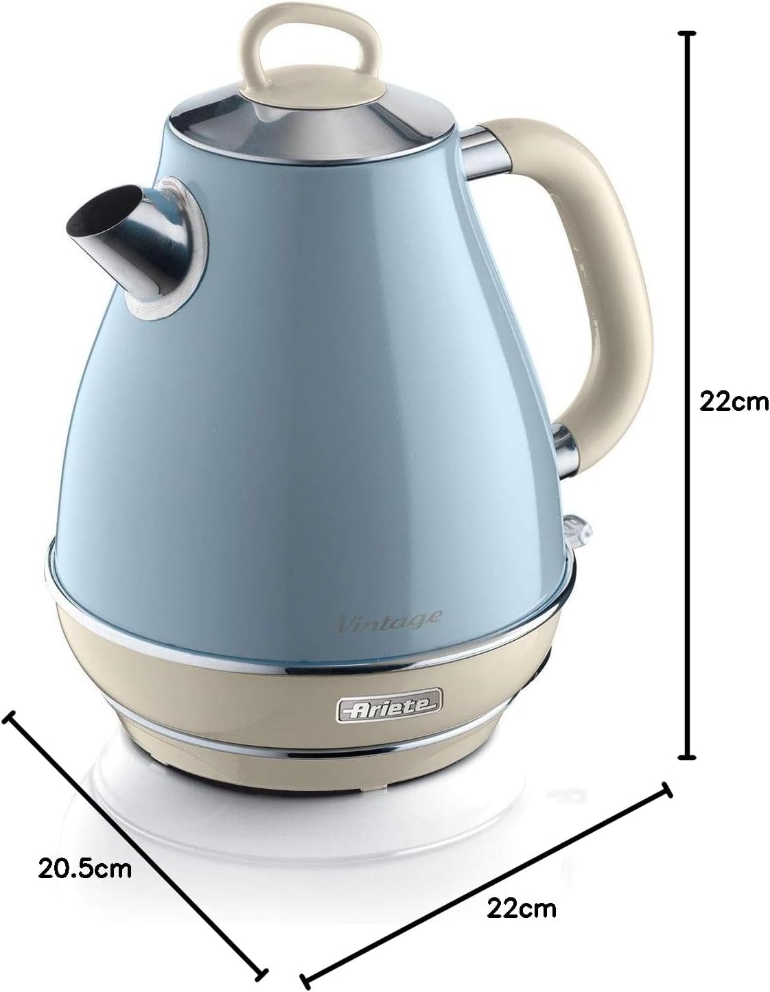 2869 Wasserkocher Vintage, Blau