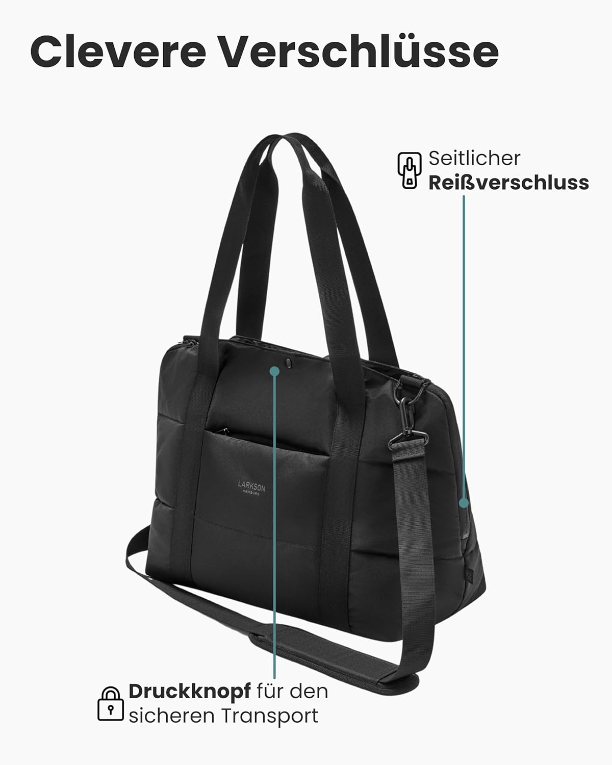 Aufklappbare Hundetragetasche Frida, Schwarz