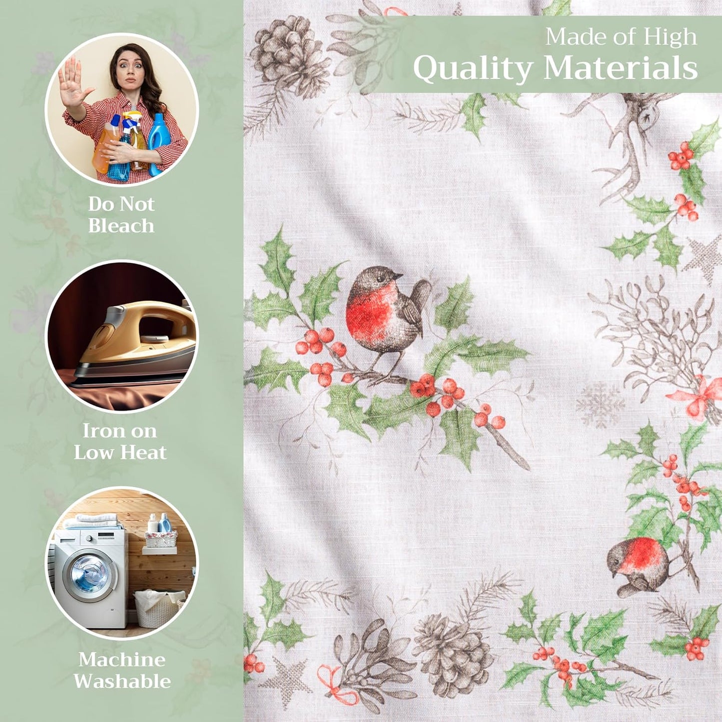 4er-Set Stoffservietten für Weihnachten, 19 - Christmas Dew