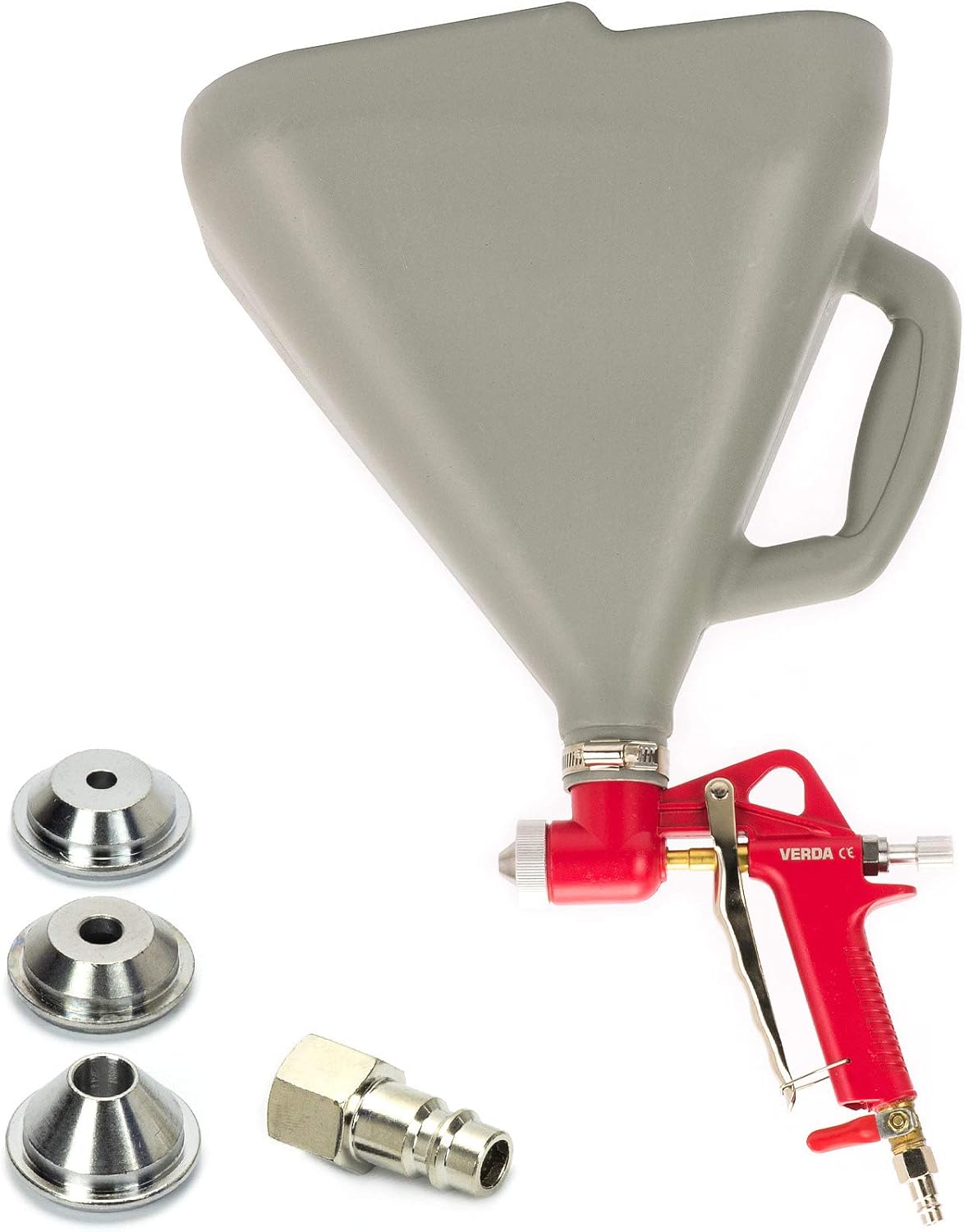 Trichterpistole mit 3 Düsen (7,5 L), Grau SN302