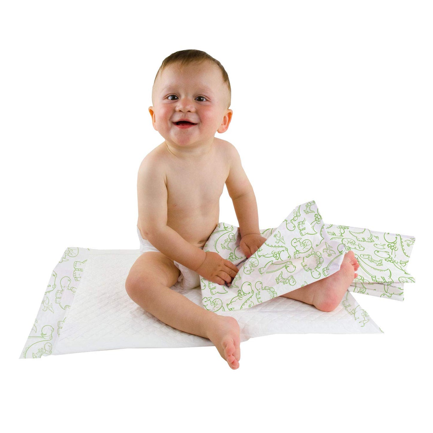 Wickelunterlagen mit Superabsorber, Dino Single