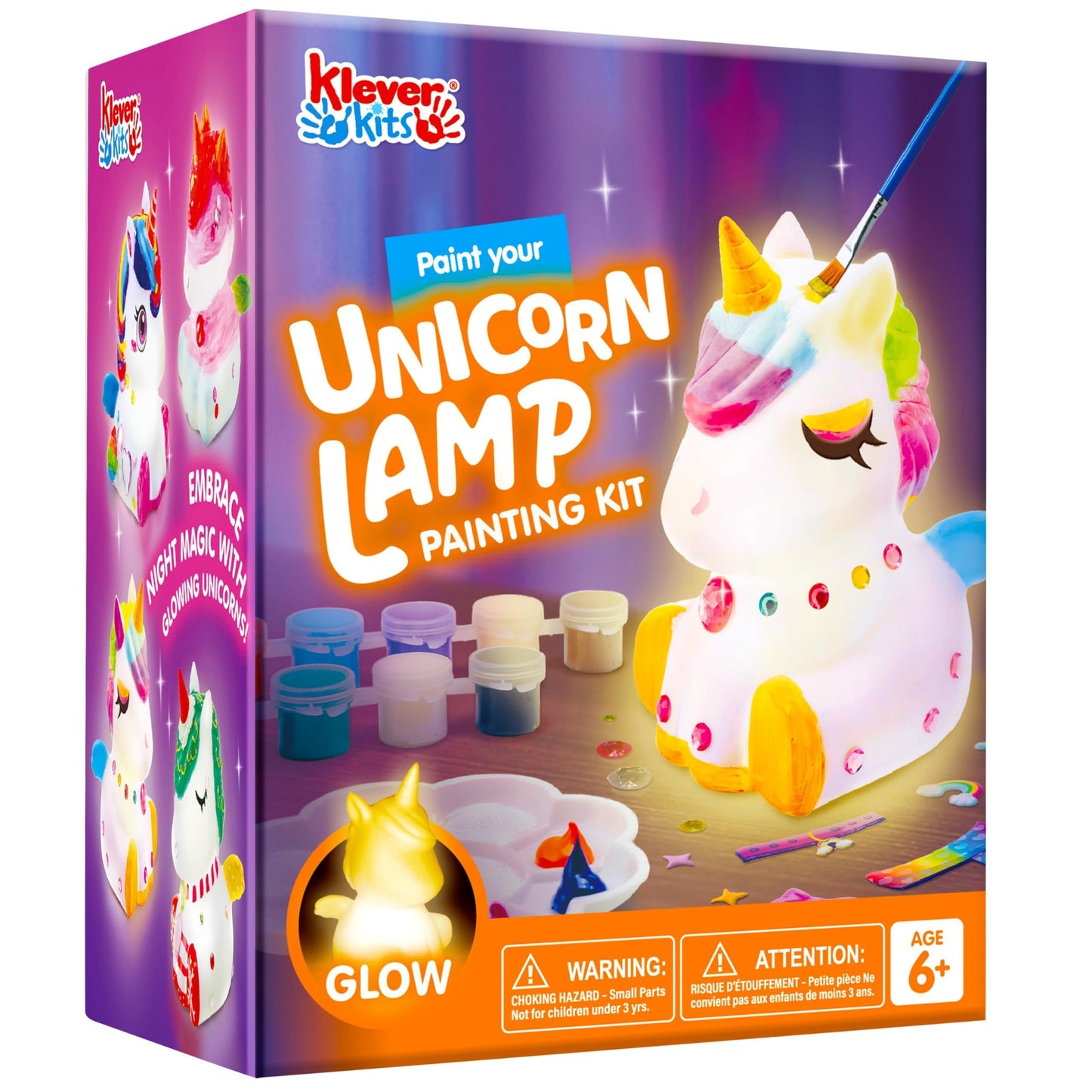 Einhorn Lampe Bastelset für Kinder ab 6 Jahren, Einhorn