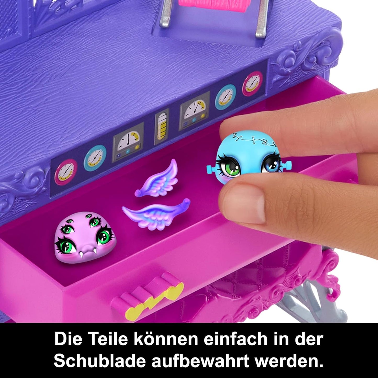 Make-A-Monster Haustier-Spielset (30+ Zubehörteile), Purple - Make A Monster-pet