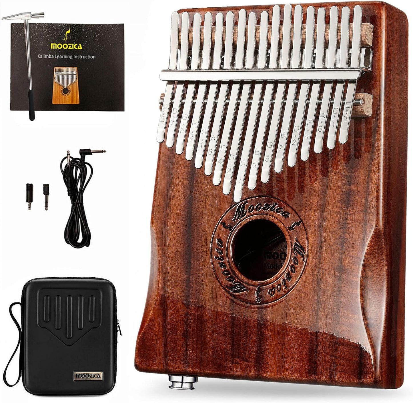 Kalimba mit Tonabnehmer, K17K-EQ
