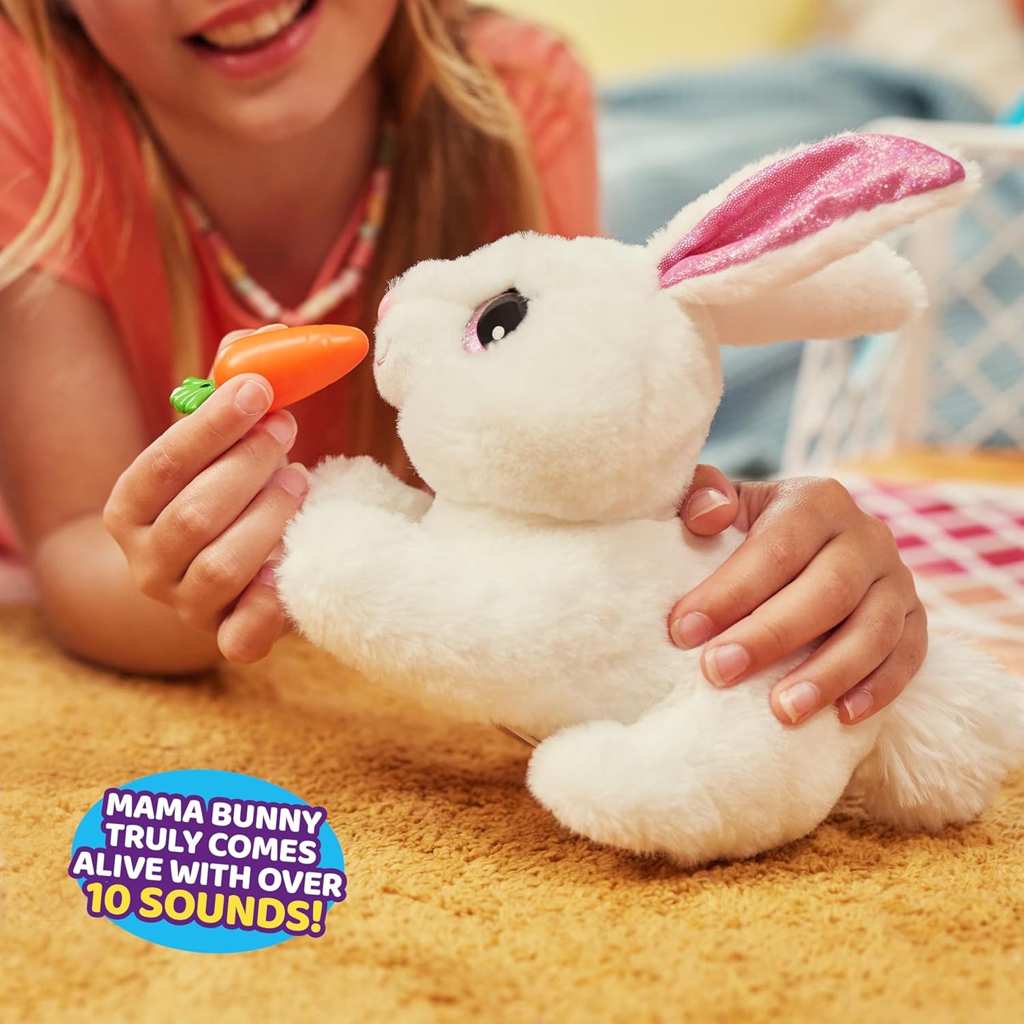 Elektronischer Plüschhasen-Roboter Mama Bunny