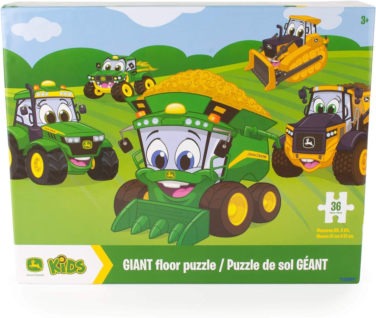 47281 Bodenpuzzle Bauernhofmaschinen, Bodenspiel