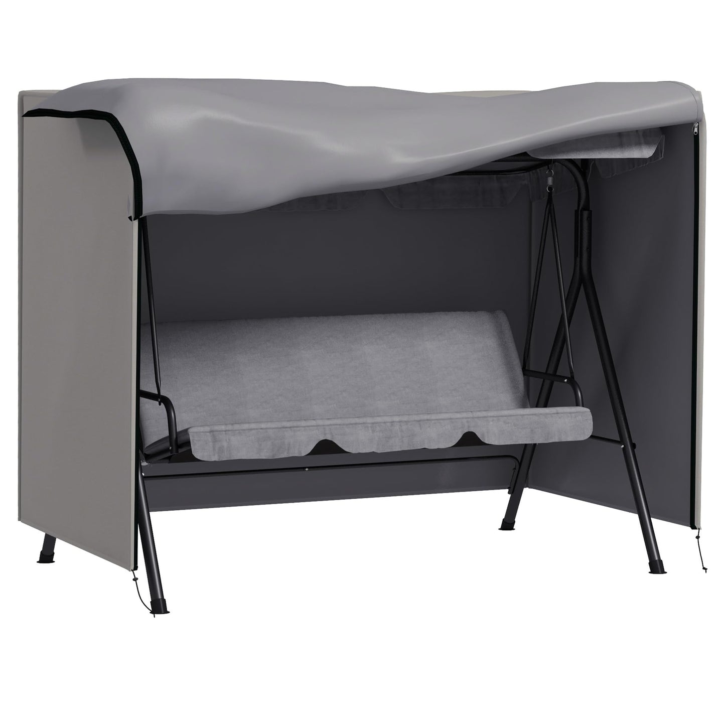 Abdeckung für Hollywoodschaukel, 205L x 124B x 164H cm Grau
